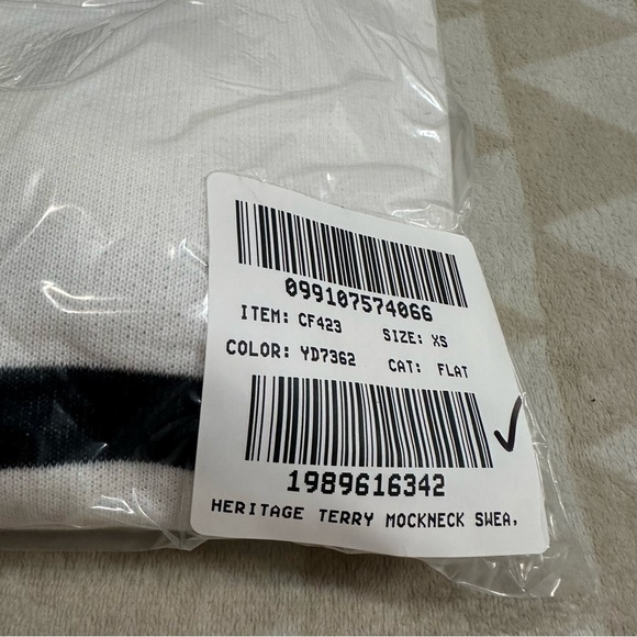 J crew Heritage terry mockneck sweatshirt in stripe - Picture 6 of 6